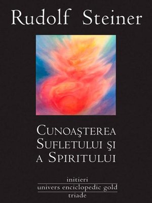 cover image of Cunoașterea sufletului și a spiritului